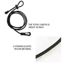 2PCS Kayak Canoe Paddle Leash Clips Safety Fishing Rod Holder Lanyard Q6K8