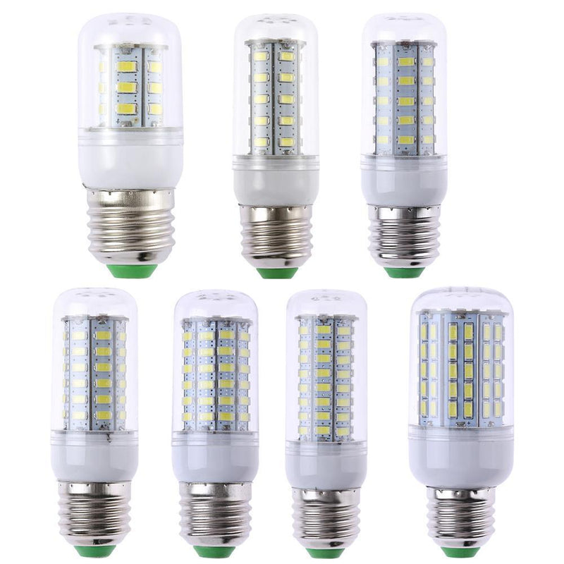 5pcs 220V-240V E27 LED SMD 5730 LED Bright Lamp Corn Bulb White Light