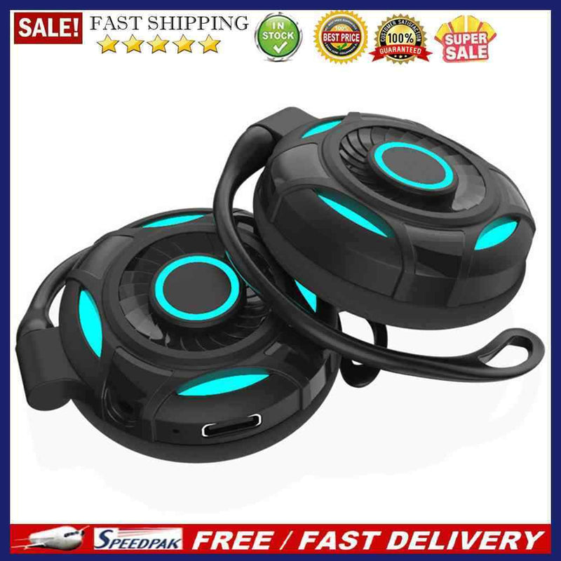 TWS Bluetooth-Compatible 5.2 Wireless Sport Headset Hanging Ear Music Headphones