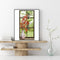Partial Cross Stitch Cotton Needlework Kit Printed Red Leaves Decor Handicraft