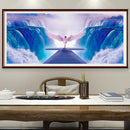 Full Round Drill Diamond Painting Glacier Angel Mosaic Drawing Kit Home Decor