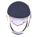 Portable Folding Table Bag Hook Hanger Holder Rose Rhinestone Decor(Pink)
