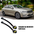 2pcs H11 H9 H8 Extension Wiring Harness Sockets Wires for Headlights Fog Lights