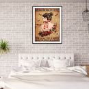 DIY Full Round Drill Diamond Painting Butterfly and English Rhinestone
