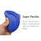 Silicone Canned Lids Reusable Cover Food Keeper Lid for Pets (Dark Blue) Newly
