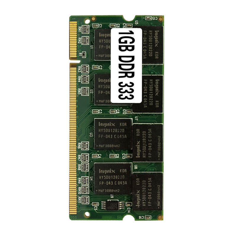 Laptop Memory Ram SO-DIMM PC2700 DDR 333 MHz 200PIN 1GB / DDR1 for Notebook
