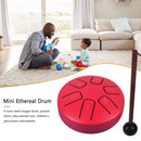 #A 6 Tone Mini Hand Pan Drums Portable 3.8 Inch Handheld Drum Funny with Drumsti