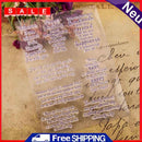 DIY Transparent Stamp Album Silicone Photo Card Cutter Mold Manual Seal Decor