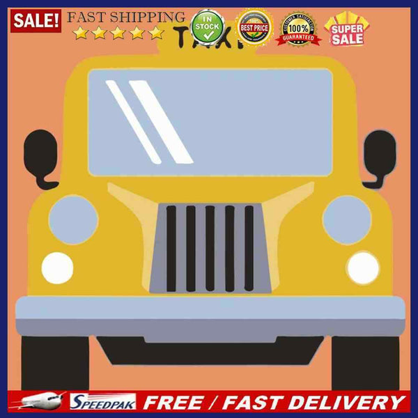 Frameless Digital Painting Cartoons Car Pattern DIY Painted By Numbers on Can
