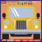 Frameless Digital Painting Cartoons Car Pattern DIY Painted By Numbers on Can
