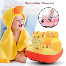 Baby Sofa Cover Soft Washable Sit Seat Chairs No Filler Cradle (Tiger) Newly