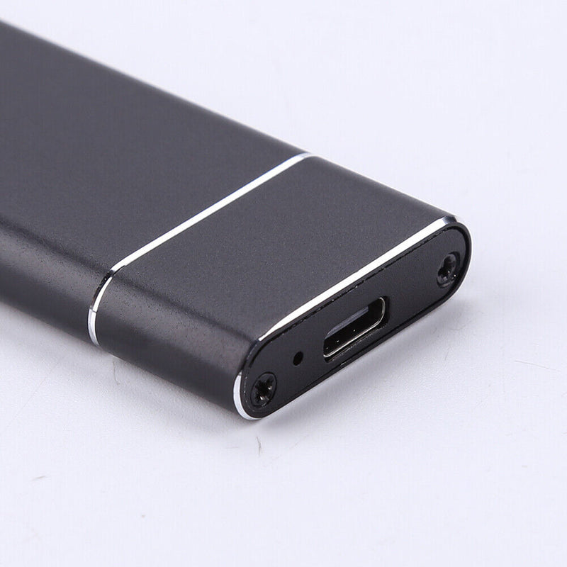 M.2 NGFF SSD to USB 3.1 Type-C Converter Adapter Enclosure Case Box (Black)