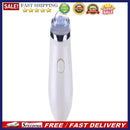 Facial Acne Blackhead Remover Vacuum Suction Pore Clean Machine (White A)
