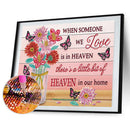 5D Diamond Painting floral alphabet Partial Special Shape Drill DIY