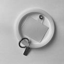 Hanging Ring Phone Silicone Chain Anti-Lost Lanyard Bracelet (Clear White) Newly