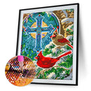 5D DIY Cross Luminous Diamond Painting Full Round Drill Mosaic Picture Wall A