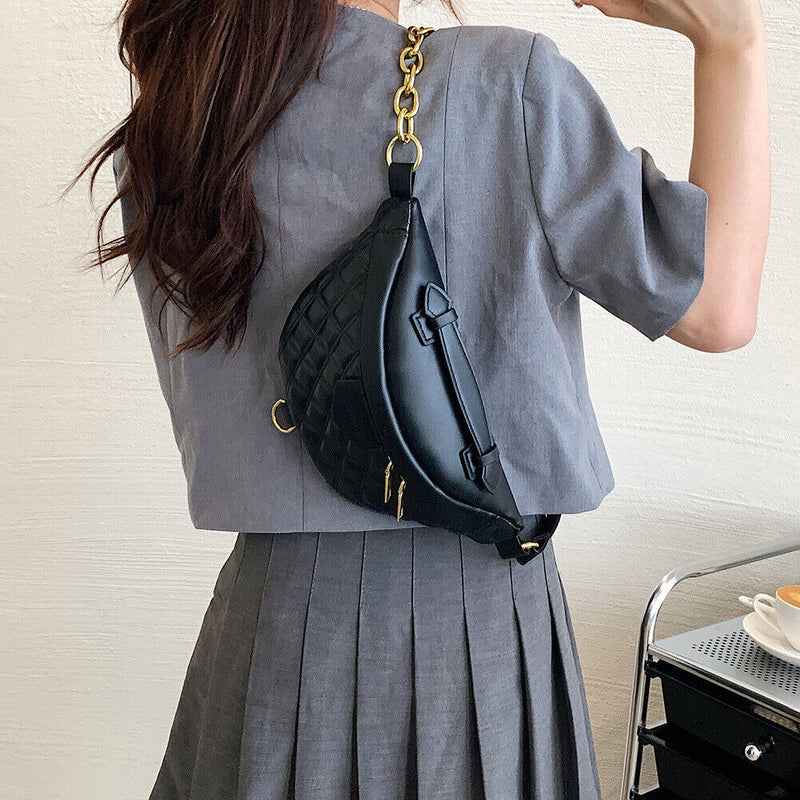 #A Casual Women Crossbody Bags Leather Messenger Pouch Zip Portable for Ladies G