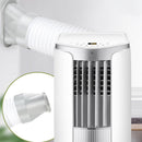 130mm Plastic Interface Tube Flat Nozzle for A/C Channel Adapter Part