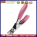 Manicure Cutter Clipper False Nail U One Word Cut Stainless Steel (Pink)