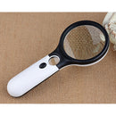 3 LED Light Lens Multiple 3X 45X Handheld Mini Pocket Microscope Magnifier Schmuc