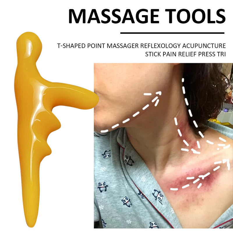 Gua Sha Reflexology Acupuncture Stick Pain Relief Press Trigger Point Massager