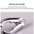 2 in 1 Crab Clamps Scallop Opener Scallop Shell Opener with Spring Clam Pliers