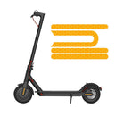 Electric Scooter Front Rear Wheel Tire Cover Protective Shell Reflective Stic