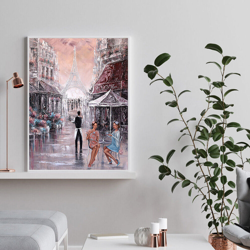 Street Girl Paint By Numbers Kit DIY Frameless Acrylic Picture On Canvas