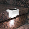 4x Waterproof Solar Deck Step Wall Lights Stairs Fence Lamps (White Light) Newly