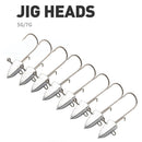 8pcs Triangle Head Hooks Jig Bait Barbed Hook Soft Lure Fishing Tackle (7g)