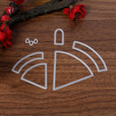 6pcs DIY Watermelon Ice Stencil Scrapbook Embossing Cutting Dies Card