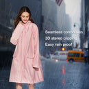 Unisex Tunic Hooded Raincoat Waterproof Outdoor Cycling Rain Poncho (L) Newly