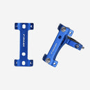 MTB Bicycle Bottle Cage Extension Rack Alloy Kettle Holder Extender (Blue) Newly