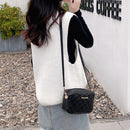 Women Simple Solid Color Messenger Bag Female Small Capacity Travel Handbag