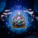 Orgonite Pyramid Healing Crystals Chakra Meditation Stones (Capricornus) Newly