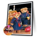 5D Diamond Painting College Bear Full Round Mosaic Picture Art Home Decor