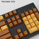 Mechanical Keyboard Keycaps, Brown, Gaming Dye-sublimation Keycap Hot Set U6Y0