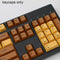 Mechanical Keyboard Keycaps, Brown, Gaming Dye-sublimation Keycap Hot Set U6Y0