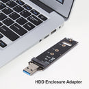SATA NVMe to USB Adapter RTL9210 Chip M.2 SSD to to USB 3.1 Type A Card (B)