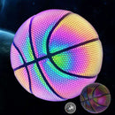 Luminous Basketball Bright Reflective Night Game Street PU Glowing Basketball