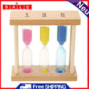 Hourglass made of wood, 1/3/5 minutes, gift, decoration for home