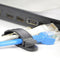 10Pcs Cable Cord Wire Line Organizer Plastic Clips Ties Fixer Holder Black