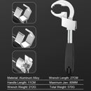 Universal Adjustable Double-ended Wrench Multifunctional Wrench Aluminium_