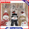 Three Snowman Oil Paint by Numbers Hand Painted Frameless Picture Home Ornament