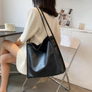 3pcs Fashion Women PU Leather Shoulder Casual Large Handbags ( Black)