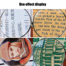 5X Magnifier Chain Magnifying Glass Optical Lens Necklace for Aid Reading Repair