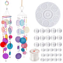 Creative DIY Wind Chime Epoxy Mold Kits Silicone Craft Ornaments Making Props