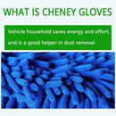 1xCar Wash Washing Microfiber Chenille Mitt Auto Cleaning Dust Glove Washer Q7O7