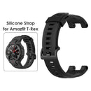 Replacement Silicone Band with Tools for Amazfit T-Rex Smartwatch (Black) Newly