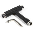 T-Type Skateboard Tool Socket Wrench Kick Scooter Tensioner Hand Tools Black